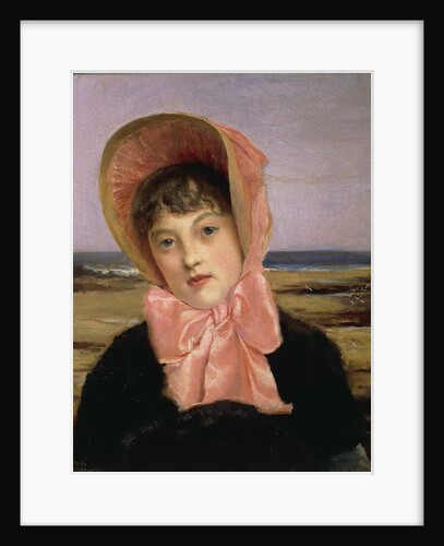 Girl with Pink Hat, 1883 by Jacques-Emile Blanche
