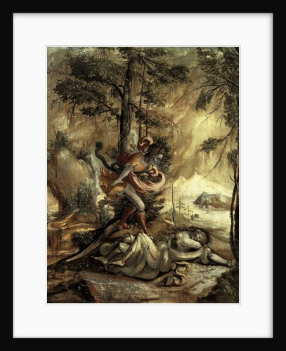Cephalus and Procris, 1530 by Swiss School