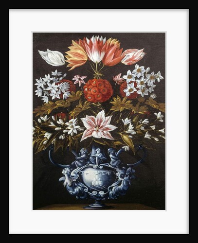 Vase with flowers by Giovanni Battista Recco