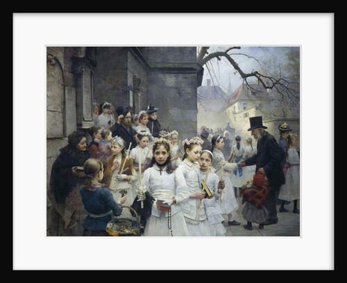 After First Communion, 1892 by Karl Frithjof Smith