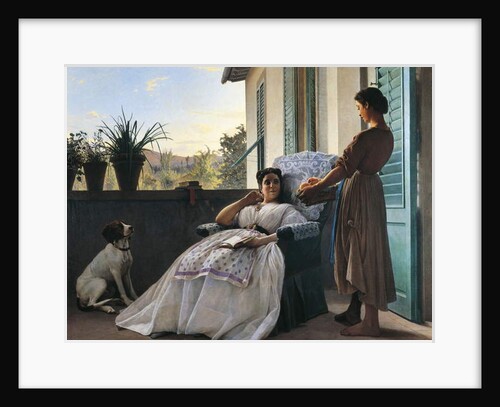 First Fruits by Odoardo Borrani