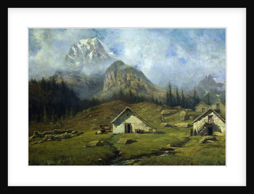 Cabins on Alpe Veglia, 1900-04 by Federico Ashton