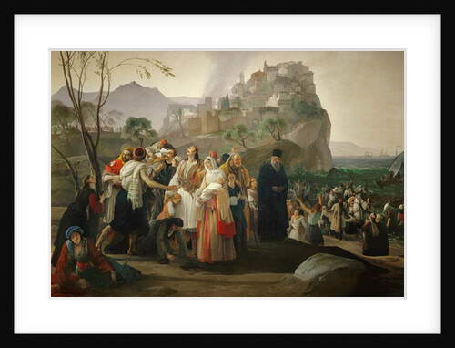 Refugees of Parga, 1826-31 by Francesco Hayez
