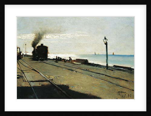 Train, 16 July 1883 by Lorenzo Delleani