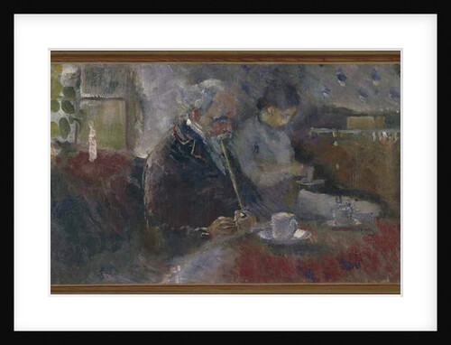 At the Coffee Table, 1883 by Edvard Munch
