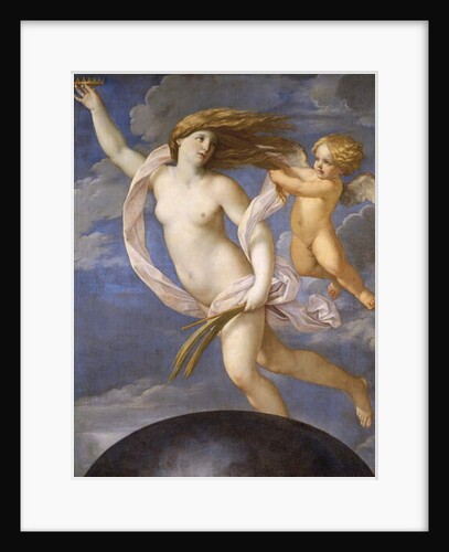 Fortune being restrained by Love, 1623 by Guido Reni