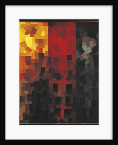 France, Paris, Composition December 1935, cartoon for a triptych, 1938 by Otto Freundlich