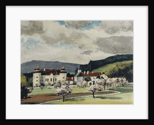 Weinzierl Castle near Wieselburg, c.1909 by Igo Potsch