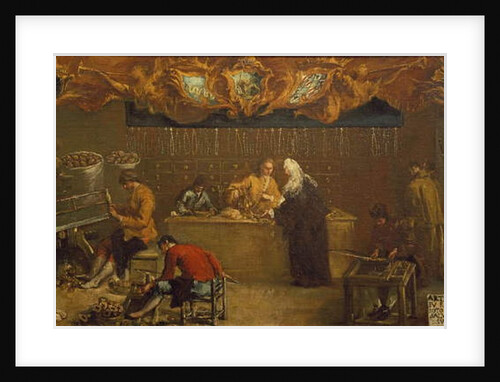 The Arte dei Coroneri, c.1750 by Francesco Guardi