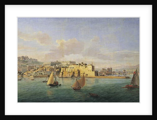 View of Naples from the Sea by Gaspar van (1653-1736) Wittel