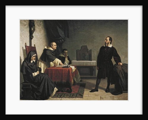Galileo before the Roman Inquisition, 1857 by Cristiano Banti