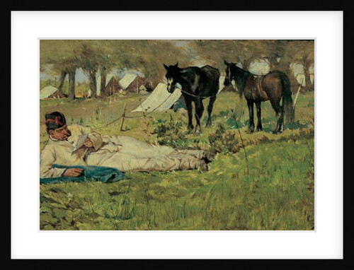 The Letter to the Field, 1873-75 by Giovanni Fattori