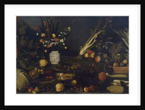 Still life of flowers and plants by Michelangelo Merisi da Caravaggio