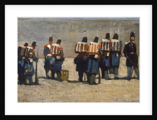 French soldiers in '59, 1859 by Giovanni Fattori