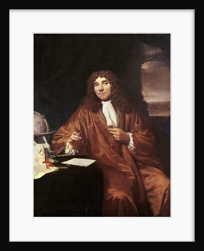 Antonie van Leeuwenhoek, c.1680 by Jan Verkolje