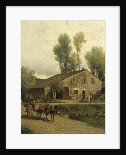 The House where Giuseppe Verdi was born by Achille Formis Befani