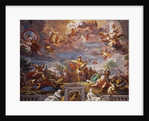 Marcus Furius Camillus breaking treaty with the Gauls, Entrance Hall, Galleria Borghese by Mariano Rossi