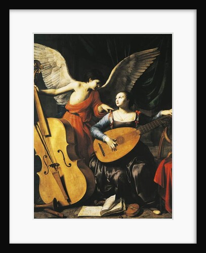Saint Cecilia and Angel, by Carlo Saraceni, c.1610 by Carlo Saraceni