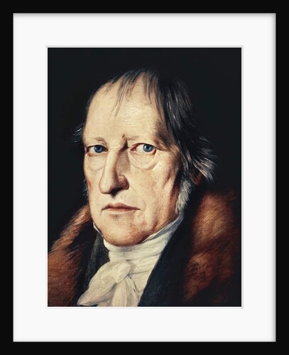 Portrait of Georg Wilhelm Friedrich Hegel, 1831 by Jacob Schlesinger