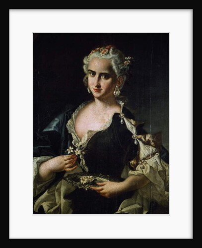 Portrait of Angela Maria Piccinini, 1742 by Giovanni Domenico Lombardi