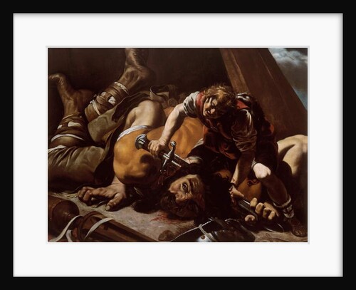 David and Goliath, 1609-10 by Orazio Borgianni