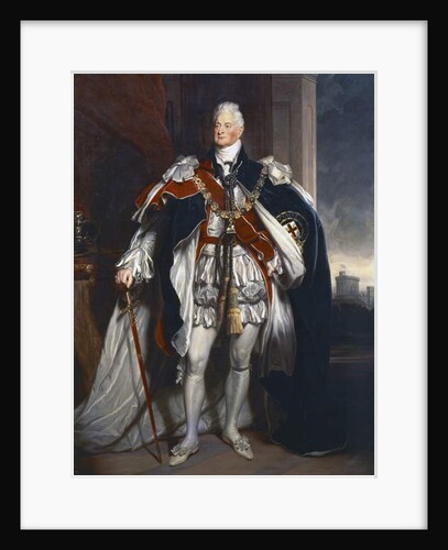 Portrait of King William IV, copy after Sir Martin Archer Shee, 1844 by George Peter Alexander Healy