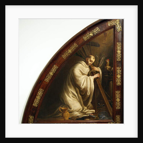 Saint Bernard of Clairvaux, Arma Christi. by Bento Coelho da Silveira