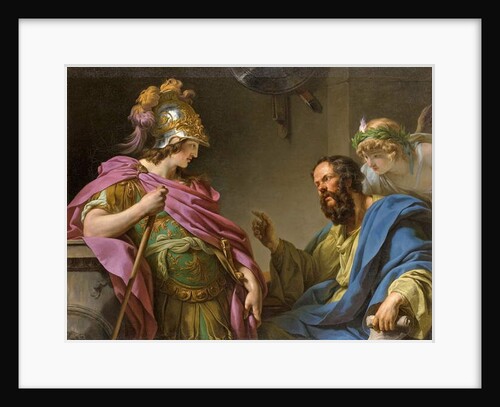 Alcibiades being taught by Socrates, 1776 by Francois Andre Vincent