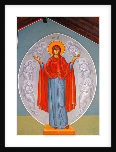 The Virgin Mary surrounded by angels, Cyprus by Cypriot Cypriot