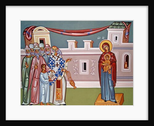 Mural depicting the Madonna and Child, Cyprus by Cypriot Cypriot