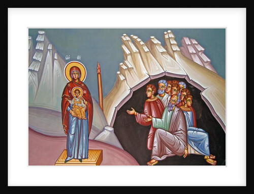 Mural of the Madonna and Child, Kykkos Monastery, Cyprus by Cypriot Cypriot