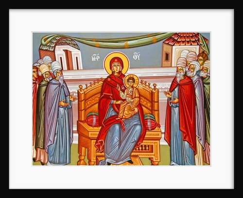 Elders celebrate the Virgin Mary, Cyprus, Cyprus by Cypriot Cypriot