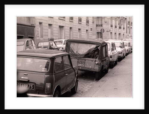 Actor Renaud on set on a movie, 1975 by Didier Gaillard