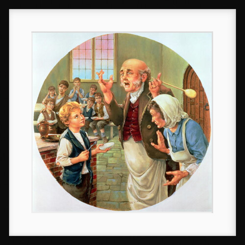 Oliver Twist 'asking for more' by H. Devine