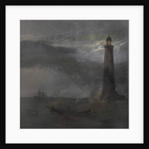 Act drop for 'The Lighthouse', 1855 by William Clarkson Stanfield