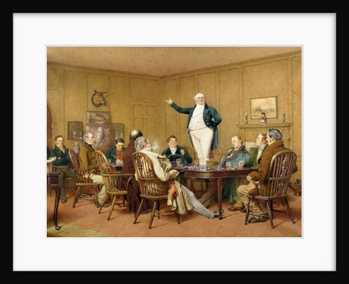 Mr Pickwick Addresses the Club, 1890 by Charles Green