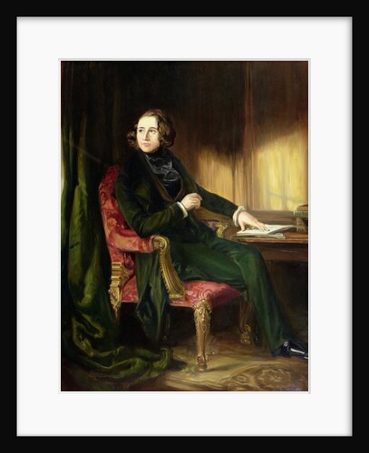 Charles Dickens, 'The Nickleby Portrait', 1839 by Daniel Maclise