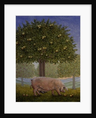 Right Hand Orchard Pig by Ditz Ditz