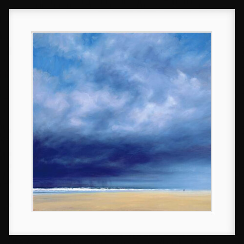 Rainstorm off Holkham Beach by Derek Hare