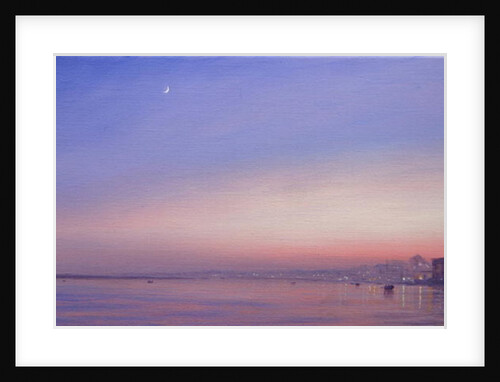 Moon over Varanasi by Derek Hare