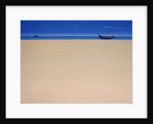 Fishing Boats at Puvar, Kerala by Derek Hare