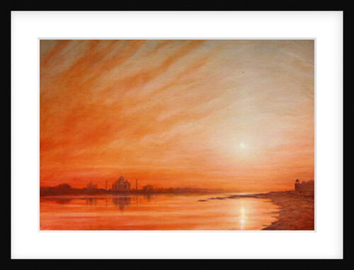 Taj Mahal at Sunset by Derek Hare