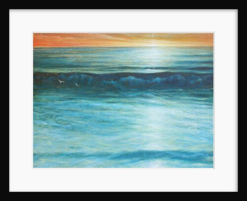 Waves Off Chesil Beach by Derek Hare