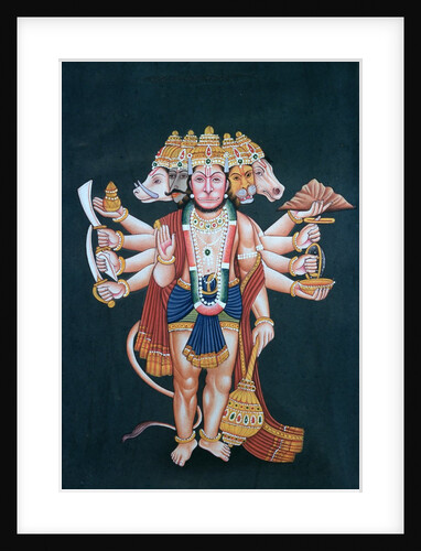 Shri Panchmukhi Hanuman by School Indian