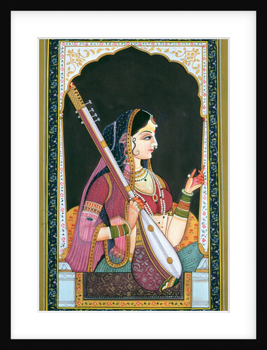 Musician Lady by School Indian