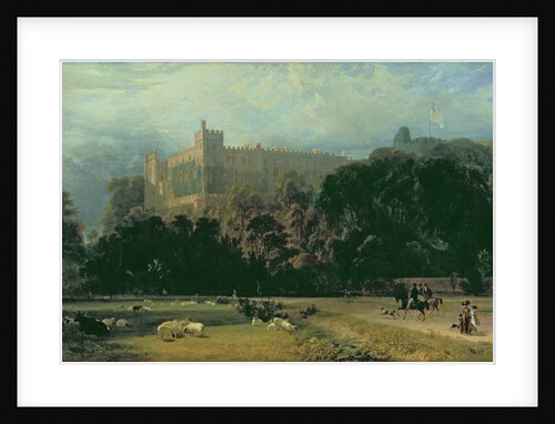 View of Arundel Castle from the south-east, 1823 by William Daniell
