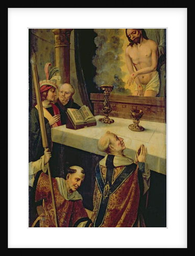 The Mass of St Gregory by Belgian School