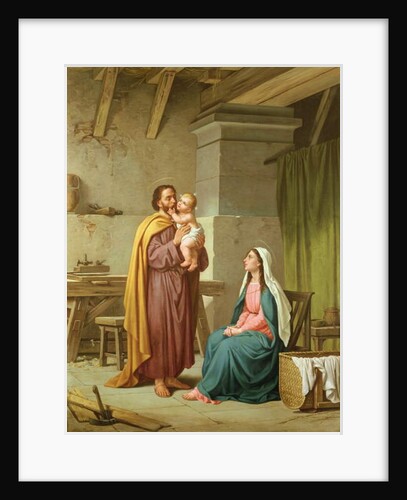 The Holy Family in St Joseph's Workshop by Pietro Pezzati