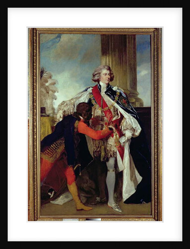 George IV when Prince of Wales with a negro page, 1787 by Joshua Reynolds