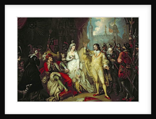 Thomas Howard, Earl of Surrey, defending his allegiance to Richard III before Henry VII after the Battle of Bosworth, 1797 by Mather Brown